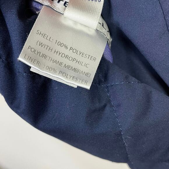 Peter Millar Quilted Reversible Lightweight Vest Navy Blue Purple Golf Mens L - Picture 13 of 17